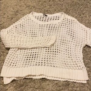 Express open crochet top